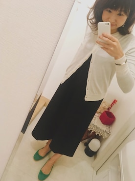 「みどり」｜「アイテム（オールインワン・サロペット）」を使った、おかなさん（レディース・157cm）の秋コーディネート