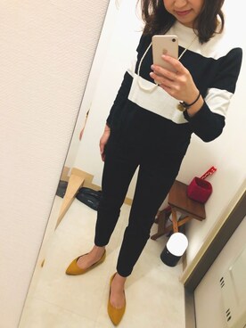 「NEI（ネイ）のアイテム」を使った、おかなさん（レディース・157cm）の春コーディネート