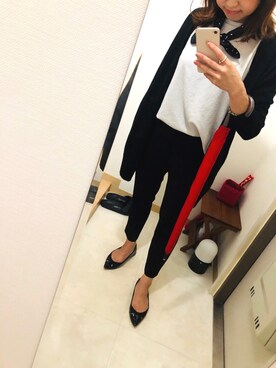 「UNITED ARROWS（ユナイテッドアローズ）のアイテム（長傘）」を使った、おかなさん（レディース・157cm）の夏コーディネート