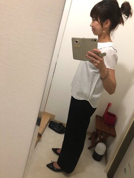 「SENSE OF PLACE by URBAN RESEARCH（センスオブプレイスバイアーバンリサーチ）のアイテム（つなぎ/オールインワン）」を使った、おかなさん（レディース・157cm）の夏コーディネート