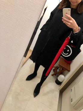 「ECODECO（エコデコ）のアイテム（バッグ）」を使った、おかなさん（レディース・157cm）の秋コーディネート
