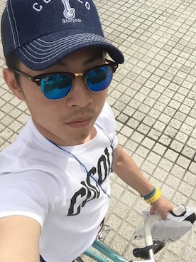 「G-SHOCK」｜「アイテム（その他）」を使った、BOさん（メンズ・168cm）の春コーディネート