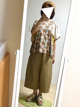 「ダウンズタウン」｜わさびさん（レディース・156cm）の夏コーディネート
