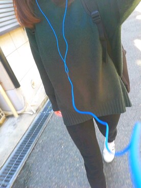 「ハイネックトップス」｜あお。さん（レディース・160cm）の秋コーディネート