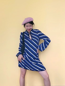 「MANGO（マンゴ）のアイテム（ワンピース/ドレス）」を使った、無解少女さん（キッズ・162cm）の夏コーディネート