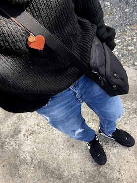 「WINTER STYLE」｜「アイテム（アクセサリー）」を使った、もももももさん（レディース・157cm）の冬コーディネート