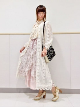 「ボウタイ」｜axes femmeさん（レディース・158cm）の春コーディネート