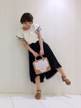 axes femmeさん（レディース・154cm）の春コーディネート