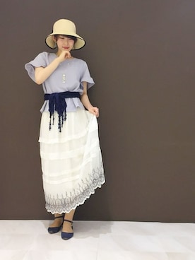 axes femmeさん（レディース・160cm）の夏コーディネート