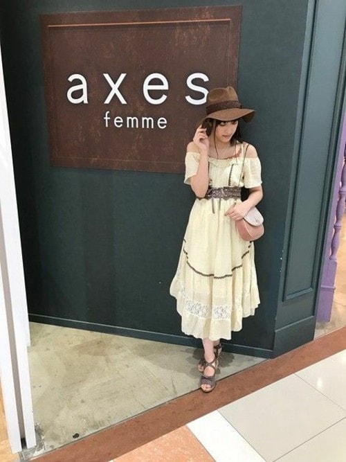 Axes Femme Axes Femme Axes Femme Poetiqueのワンピースを使ったコーディネート Wear