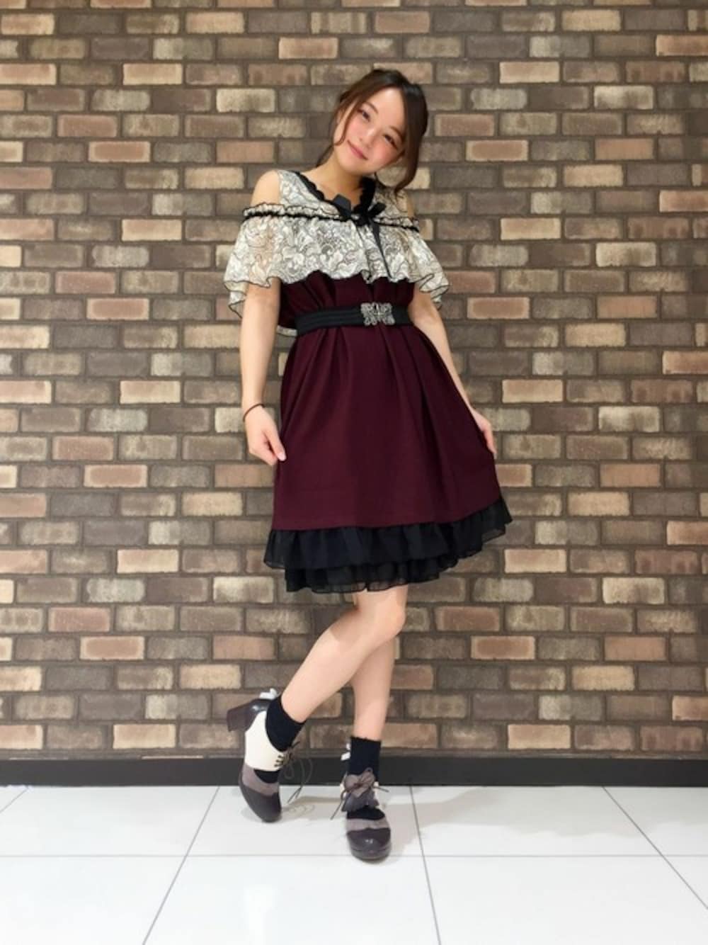 axes femme（axes femme）｜axes femme POETIQUEのチュニックを使ったコーディネート WEAR