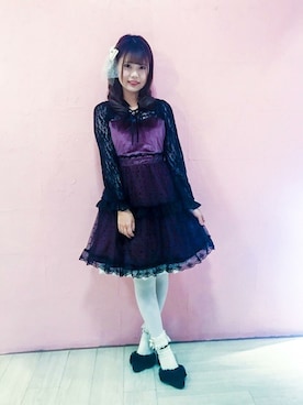 「ロマンチック」｜axes femmeさん（レディース・160cm）の秋コーディネート