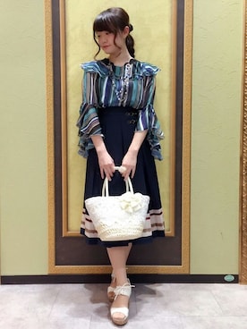 axes femmeさん(レディース・161cm)の春コーディネート