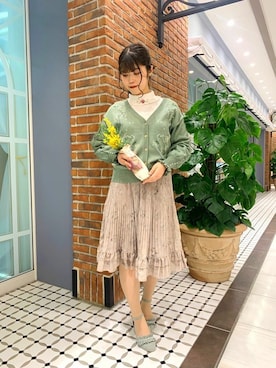 axes femmeさん（レディース・164cm）の春コーディネート