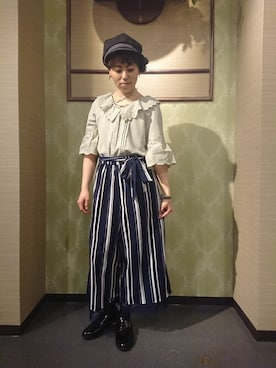 「axes femme（アクシーズファム）のアイテム（キャスケット）」を使った、axes femmeさん（レディース・154cm）の春コーディネート