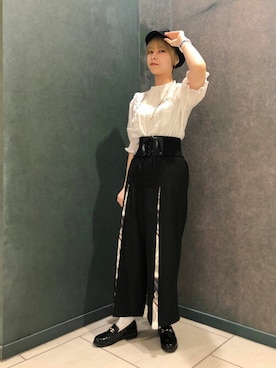 「axes femme（アクシーズファム）のアイテム（キャスケット）」を使った、axes femmeさん（レディース・157cm）の夏コーディネート