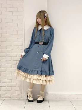 「axes femme POETIQUE（アクシーズファムポエティック）のアイテム（アクセサリー）」を使った、axes femmeさん（レディース・160cm）の冬コーディネート