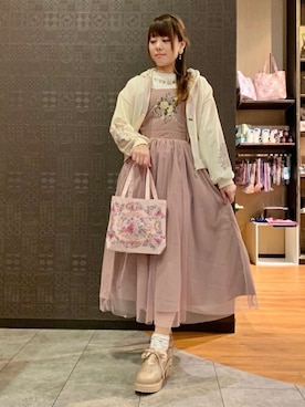 「axes femme（アクシーズファム）のアイテム（雑貨/ホビー）」を使った、axes femmeさん（レディース・157cm）の冬コーディネート