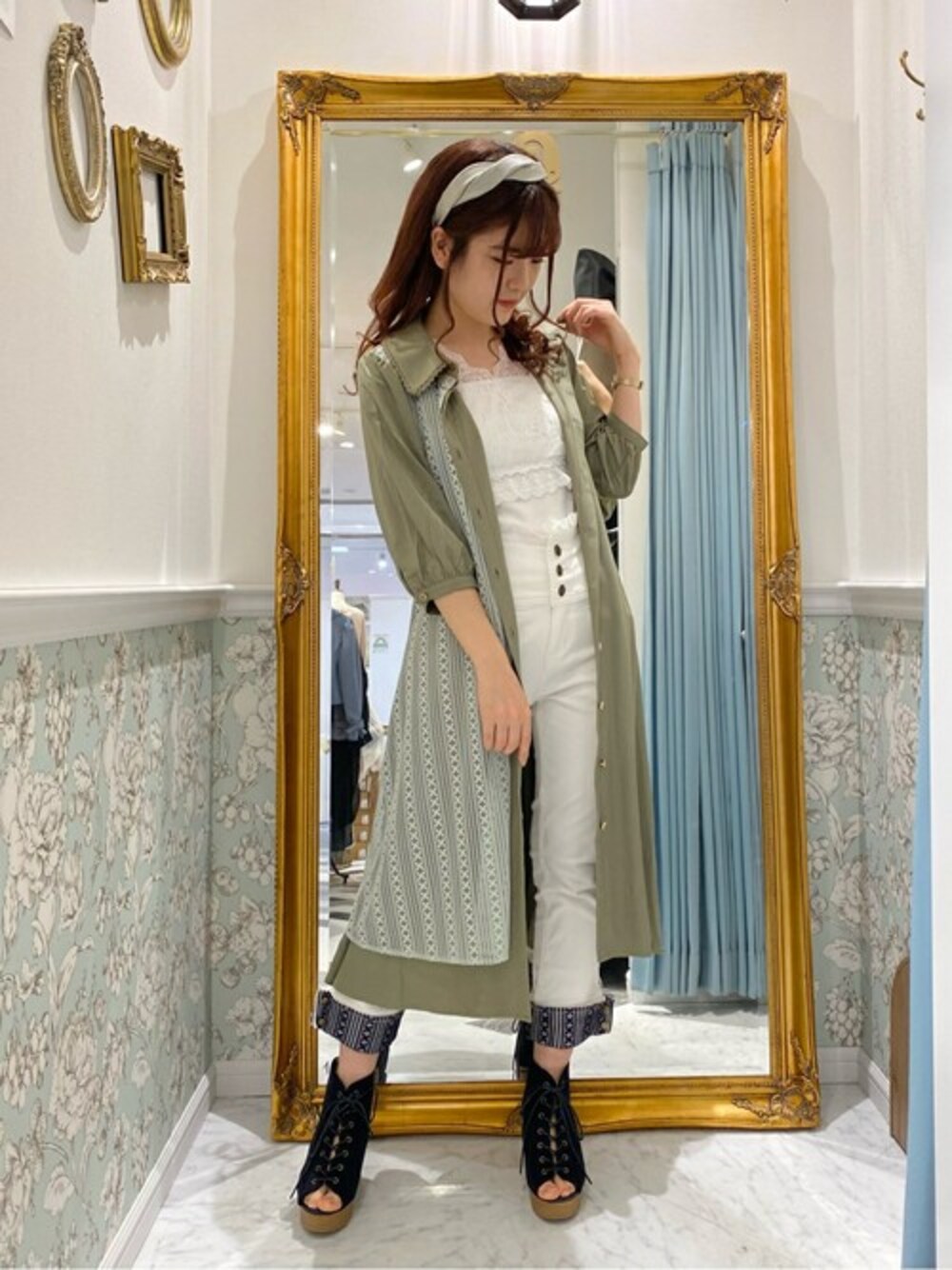 axes femme（axes femme）｜axes femme POETIQUEのワンピースを使ったコーディネート WEAR