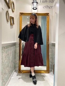 「axes femme POETIQUE（アクシーズファムポエティック）のアイテム（ドレスシューズ）」を使った、axes femmeさん（レディース・163cm）の秋コーディネート