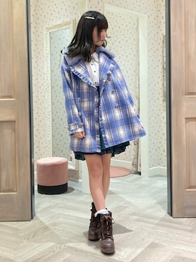 「axes femme POETIQUE（アクシーズファムポエティック）のアイテム（ダッフルコート）」を使った、axes femmeさん（レディース・162cm）の秋コーディネート