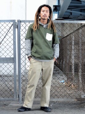 Renさん（メンズ・176cm）の冬コーディネート