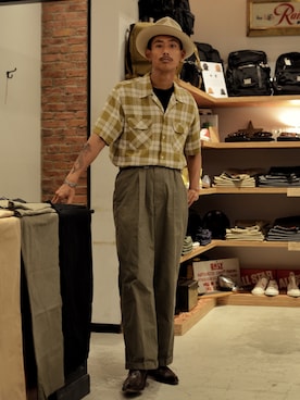 「アイテム（チノパンツ）」を使った、Renさん（メンズ・175cm・20代）の夏コーディネート