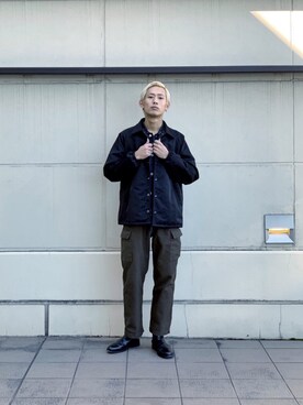 「アイテム（デニムジャケット）」を使った、Renさん（メンズ・176cm・20代）の冬コーディネート