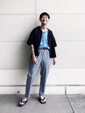 Renさん（メンズ・176cm）の春コーディネート