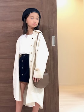 「アイテム（バッグ）」を使った、sora   さん（キッズ・130cm・10代）の秋コーディネート