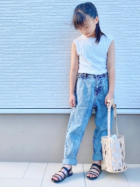 「アイテム（パンツ）」を使った、sora   さん（キッズ・138cm・10代）の夏コーディネート