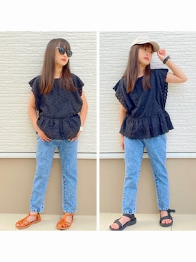 「アイテム（パンツ）」を使った、sora   さん（キッズ・138cm・10代）の夏コーディネート