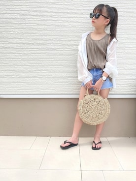「アイテム（バッグ）」を使った、sora   さん（キッズ・138cm・10代）の夏コーディネート