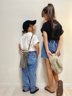 「CYAARVO（シアーヴォ）のアイテム」を使った、sora   さん（キッズ・110cm）の夏コーディネート
