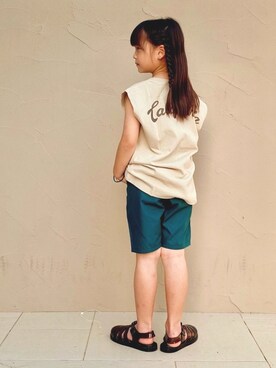 「アイテム（サンダル）」を使った、sora   さん（キッズ・120cm）の夏コーディネート