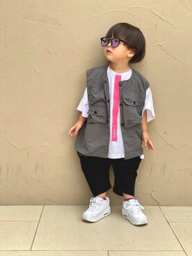 sora   さん（キッズ・90cm）の夏コーディネート