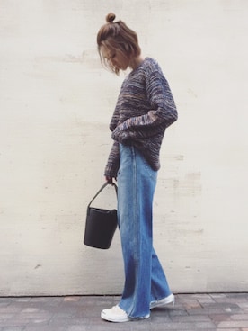 manaさん（レディース・156cm）の冬コーディネート