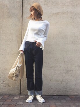 manaさん（レディース・156cm）の冬コーディネート