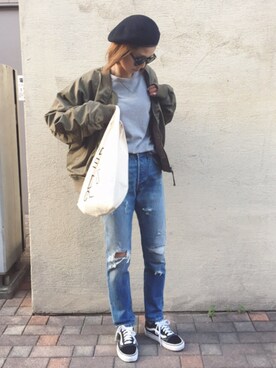 manaさん（レディース・156cm）の冬コーディネート