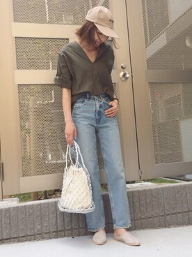 manaさん（レディース・156cm）の春コーディネート