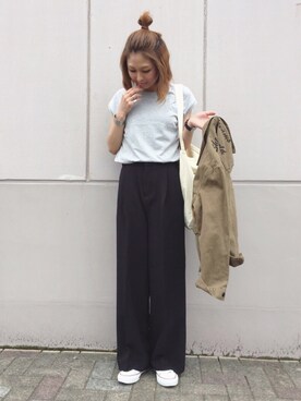 manaさん（レディース・156cm）の春コーディネート