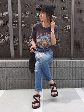 manaさん（レディース・156cm）の春コーディネート