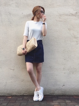 manaさん（レディース・156cm）の夏コーディネート