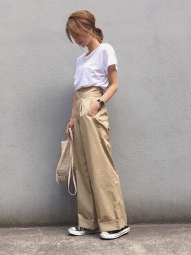 manaさん（レディース・156cm）の夏コーディネート