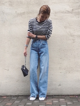 「Altered（オルタード）のアイテム」を使った、manaさん（レディース・156cm）の秋コーディネート