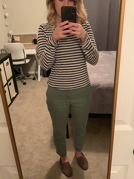 「CHAPS（チャップス）のアイテム」を使った、ahutsellさん（レディース・157cm）の秋コーディネート