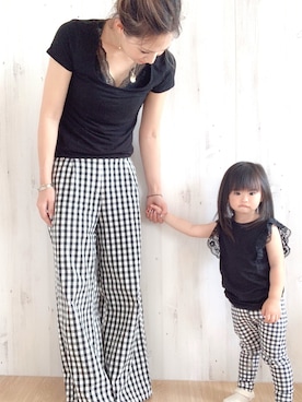 「LE SOUK（ルスーク）のアイテム」を使った、rinaaaさん（レディース・162cm）の夏コーディネート