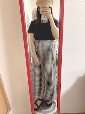 「Teva（テバ）のTeva / プラットフォーム ユニバーサル（サンダル）」を使った、Orangeさん（レディース・147cm）の夏コーディネート