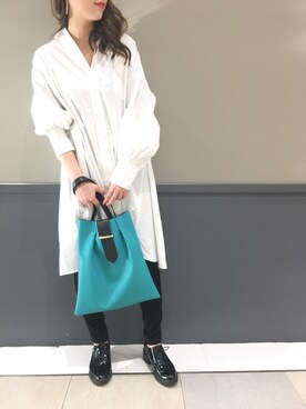 「Lee（リー）のLee/リー【リピート率No1＆年間ベストセラー】ジェギンス　ストレッチ　スキニーパンツ（デニムパンツ）」を使った、MARINAさん（レディース・165cm）の春コーディネート