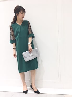 「YECCA VECCA（イェッカヴェッカ）のアイテム（パンプス）」を使った、MARINAさん（レディース・165cm）の夏コーディネート